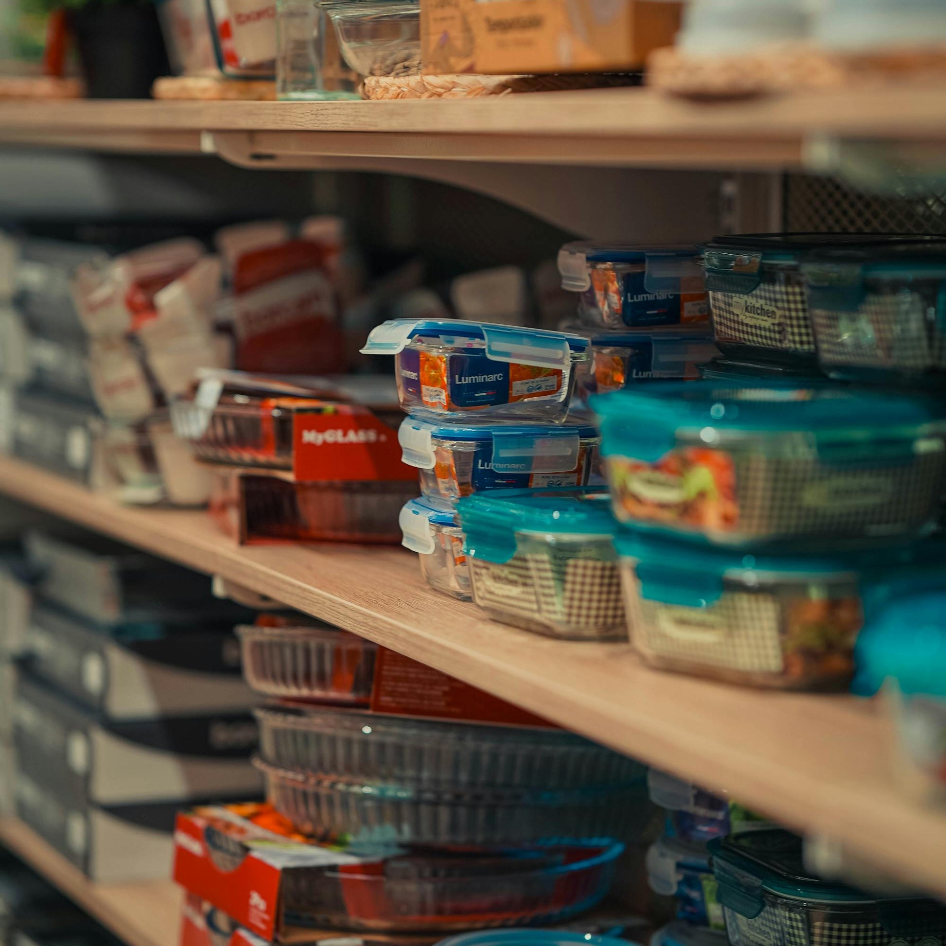 Boîtes hermétiques empilables - rangement de cuisine