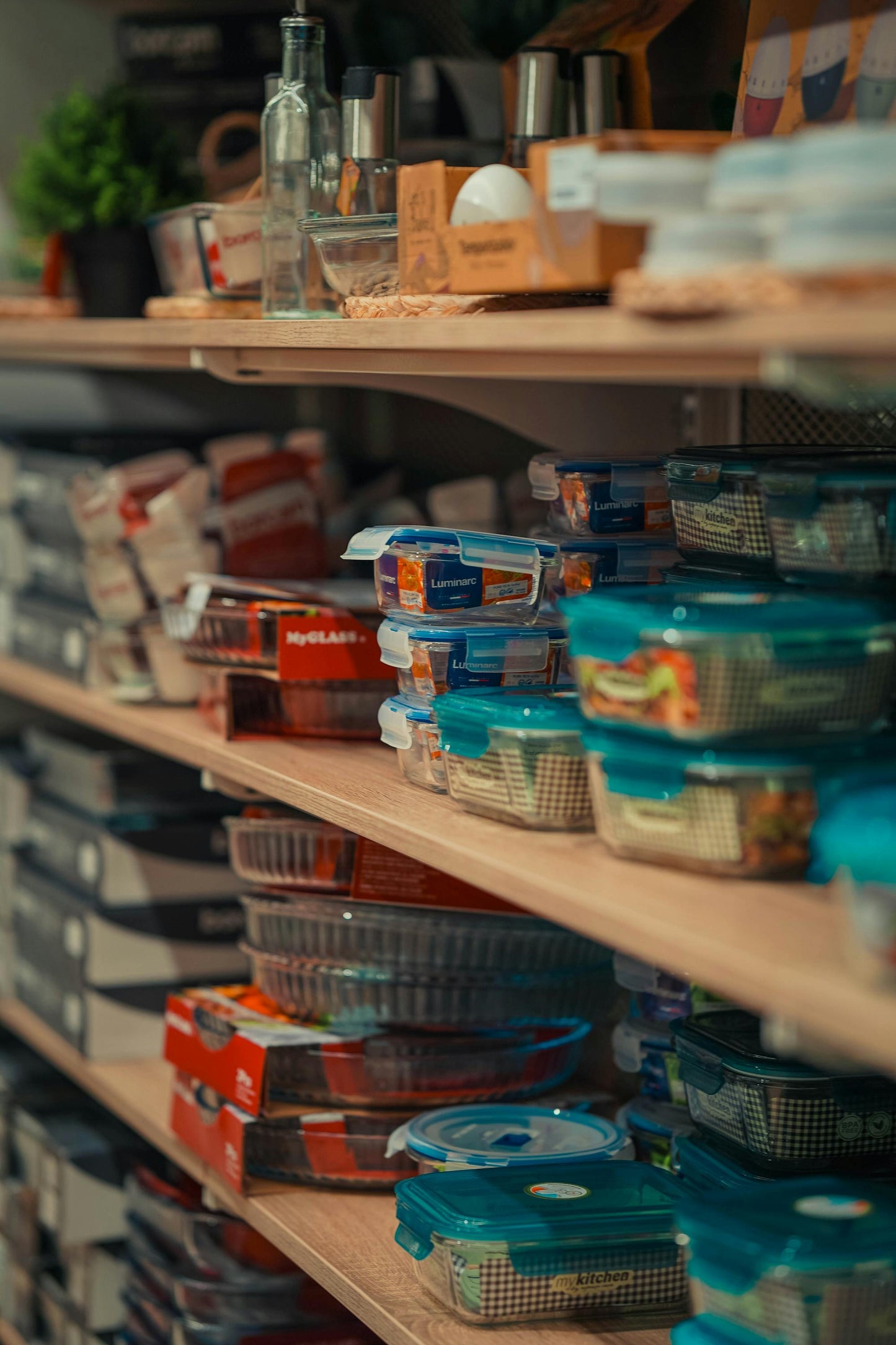 Boîtes hermétiques empilables - rangement de cuisine