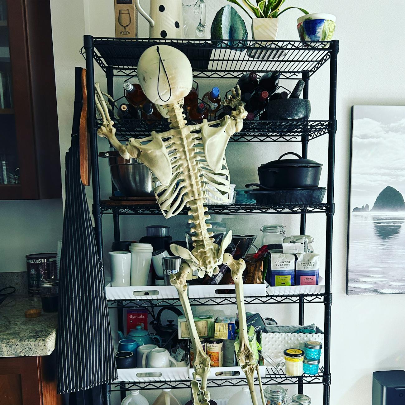 Paniers sous étagère pour placard